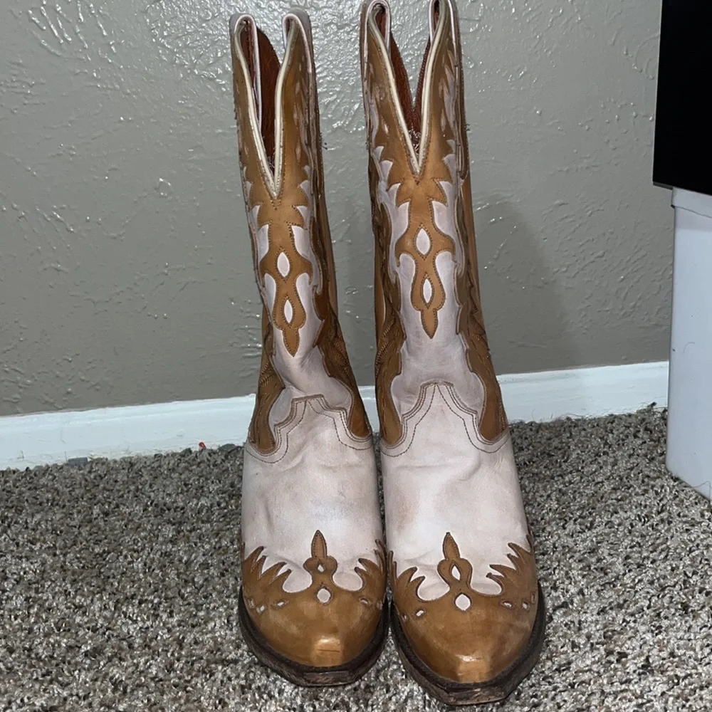 Dan post leather boots - Picture 2 of 4